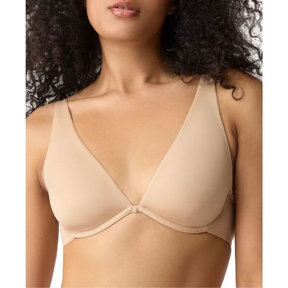 Gap NWT Everyday Essentials Full-Coverage Brush Beige Unlined Bra 32C - Picture 1 of 3